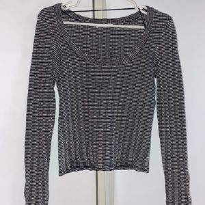 Zara Trafaluc elegant scoop neck long sleeve